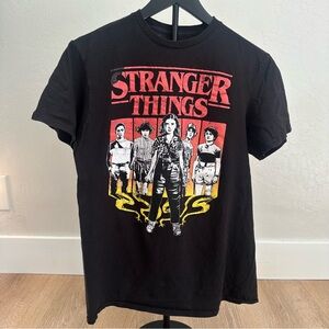Netflix Stranger Things Classic Black Tee. Size Medium